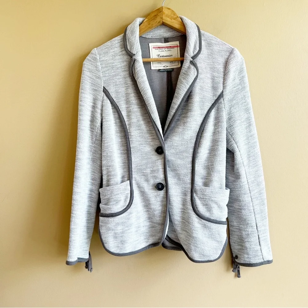 Anthropologie Cartonnier Beckett Jacket in size Small with piping detail - Picture 2 of 11